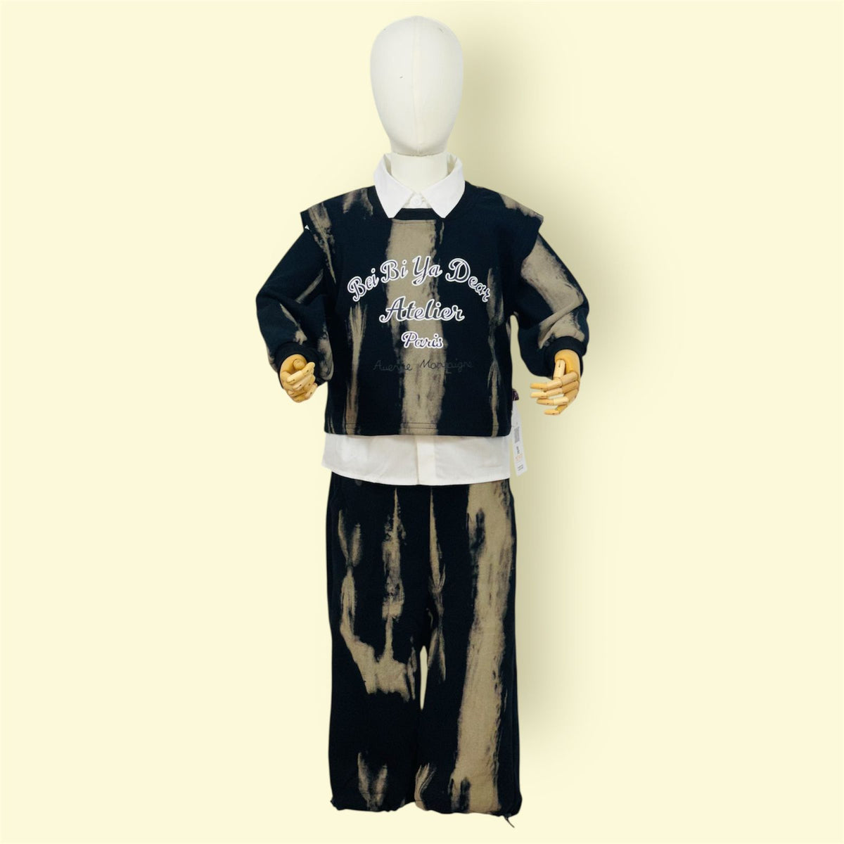 3pc Unisex Tie-Dye Sweatshirt, Shirt and Pant Set