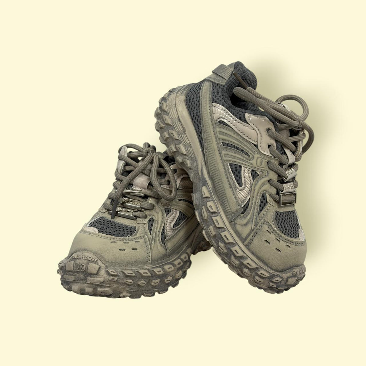 Kids Trendy Outdoor Sports Shoes with Sticker & Lays – Durable Grip | Breathable Mesh