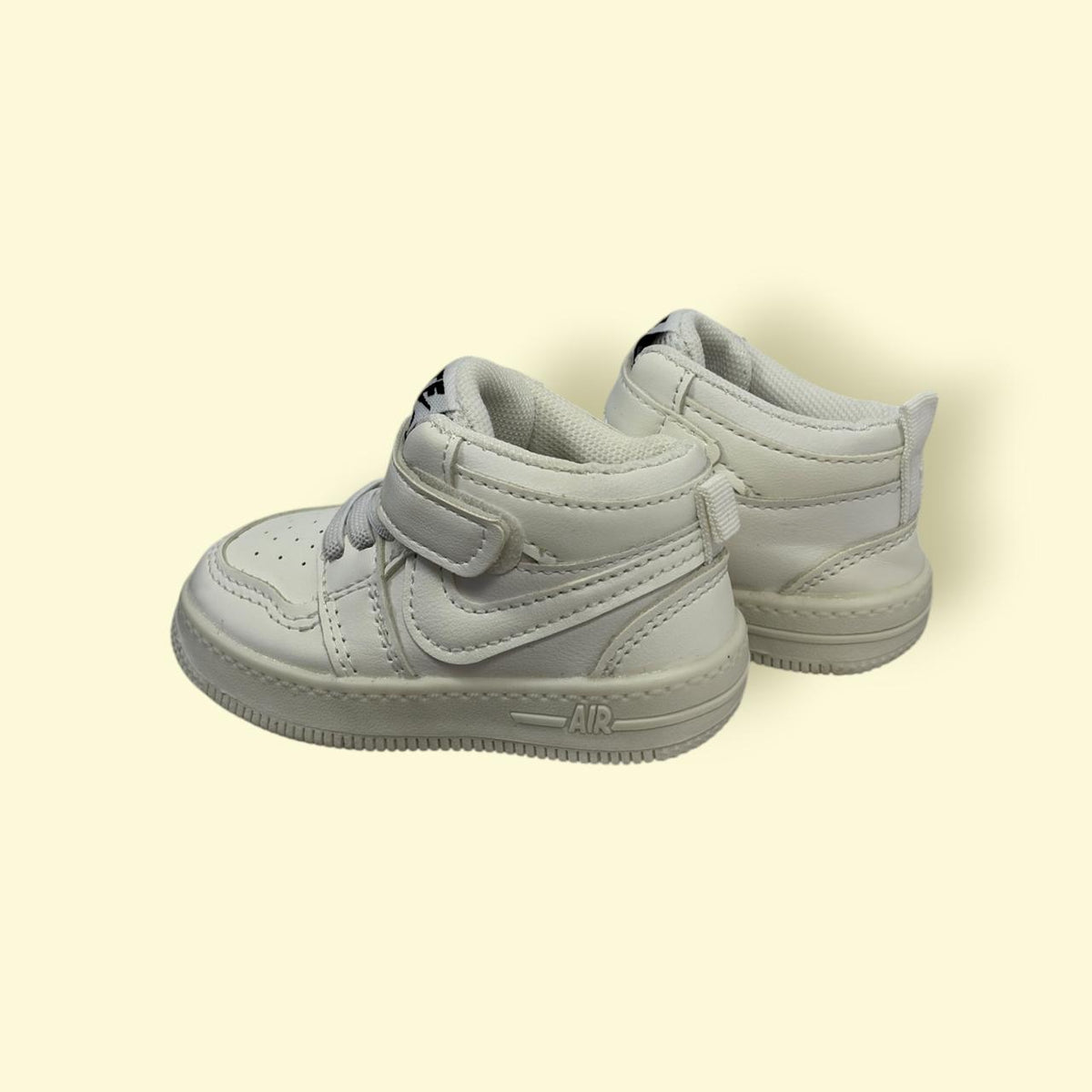 Kids All-White Sports Sneakers | Stylish &Comfortable | Comes with Lays & Sticker