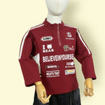 Kids Printed Half Zip Sweatshirt
