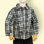 Kids Checked Full Sleeve Shirt
