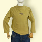 Kids High Neck Full Sleeve Printed T-Shirt