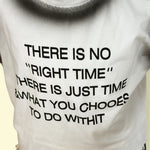 Trendy Sleeveless Kids T-Shirt with Motivational Quote Print | Boys & Girls Casual Top