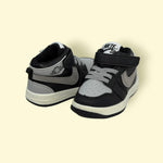 Kids Stylish Black & Grey Sports Sneakers | Comfortable & Durable | With Lays & Sticker