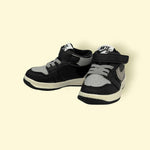 Kids Stylish Black & Grey Sports Sneakers | Comfortable & Durable | With Lays & Sticker
