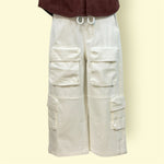 Kids Elastic Waist Cargo Pants